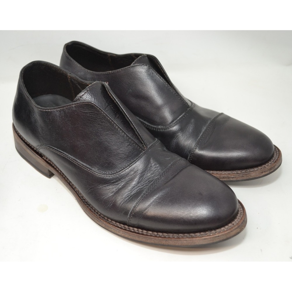 Freebird‎ Detrick Oxford Dress Shoes Slip On Leather Chocolate Mens Size 12